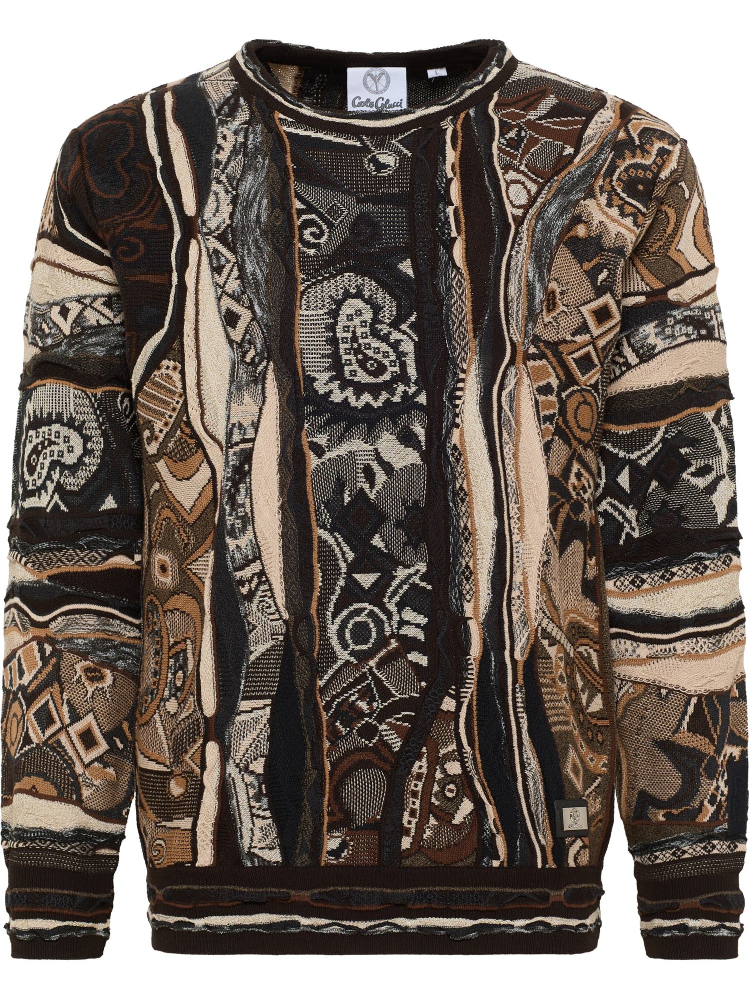 Carlo colucci pullover braun Clearance